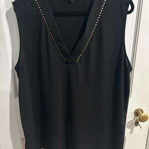 Elegant Black Sleeveless Top